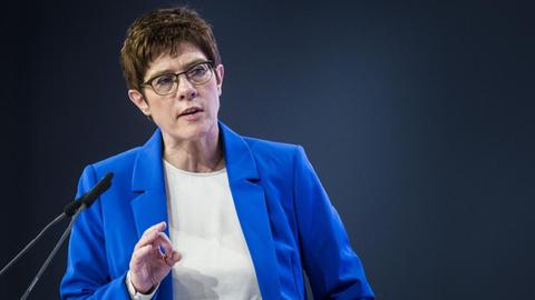 Annegret Kramp-Karrenbauer, Bundesministerin der Verteidigung und Parteivorsitzende der CDU