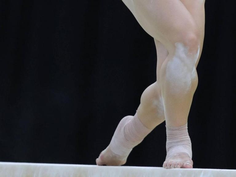 US-Turnerin Alexandra Raisman bei den Olympischen Spielen 2016 in Rio auf dem Schwebebalken