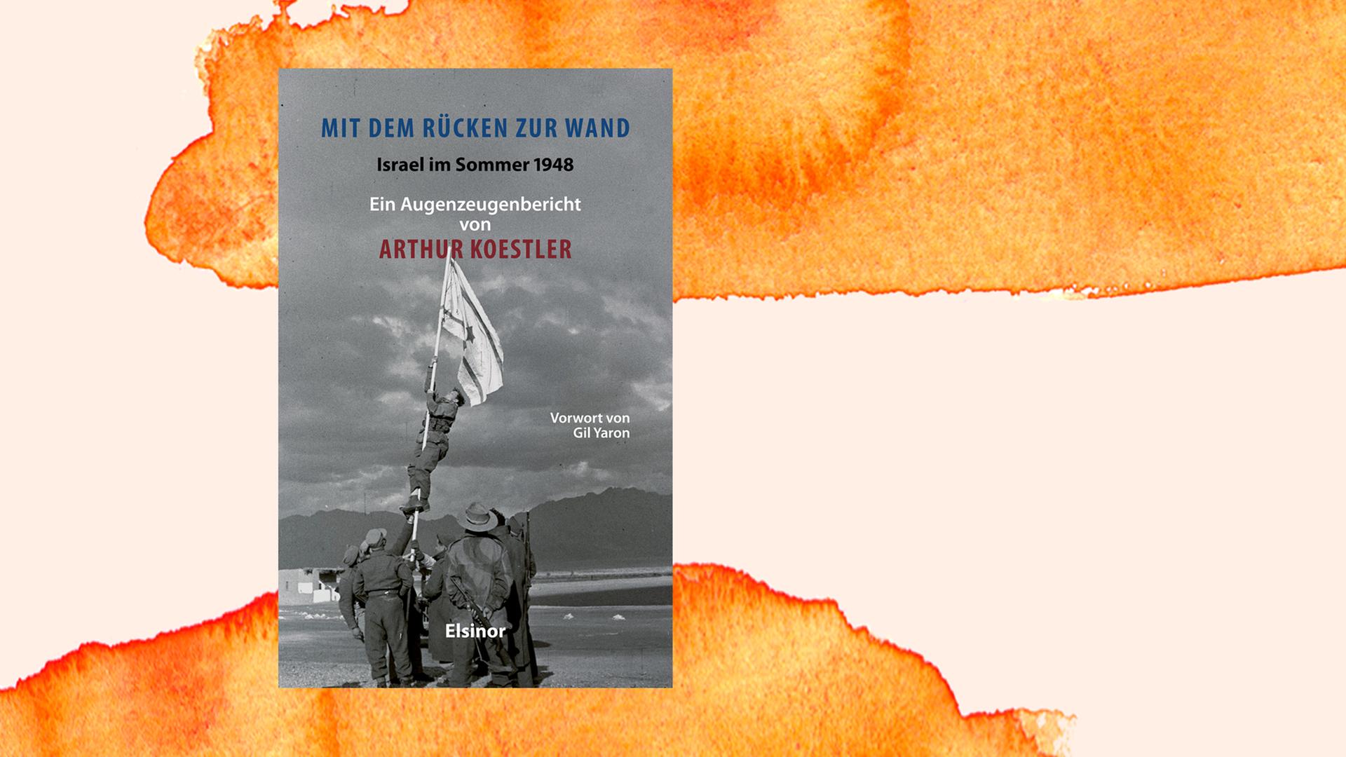 Coverabbildung von Arthur Koestlers Buch "Mit dem Rücken zur Wand".