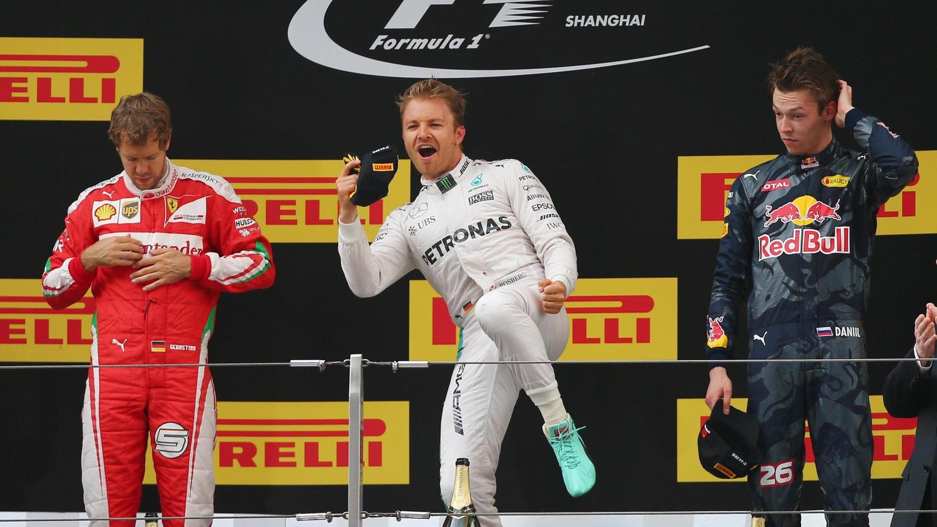 Nico Rosberg gewinnt den Großen Preis von China.