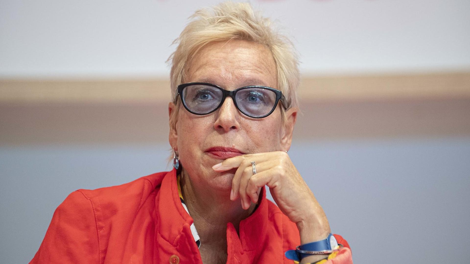 Die Regisseurin Doris Dörrie auf der Frankfurter Buchmesse 2019.