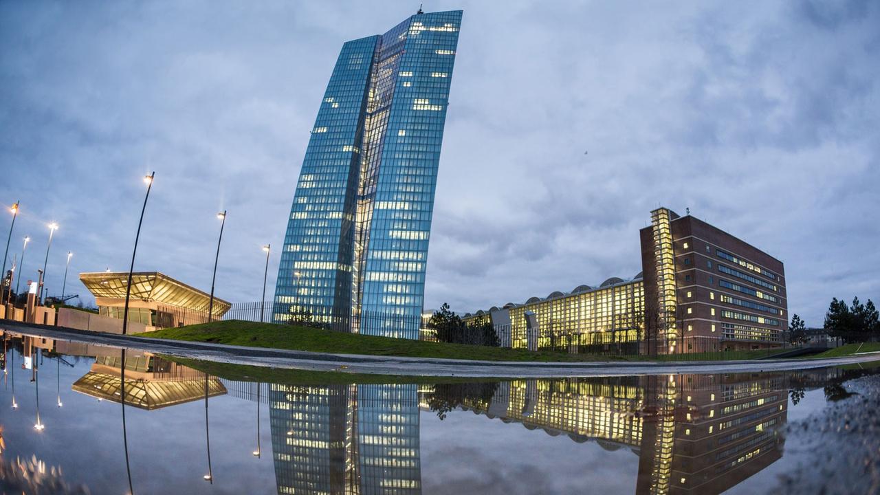 Die Zentrale der Europäischen Zentralbank