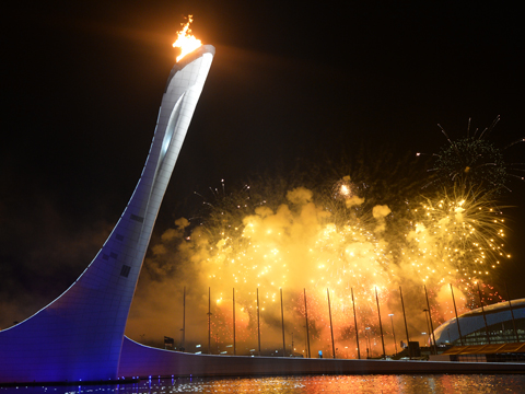 Die Flamme des olympischen Feuers Die Flamme des olympischen Feuers