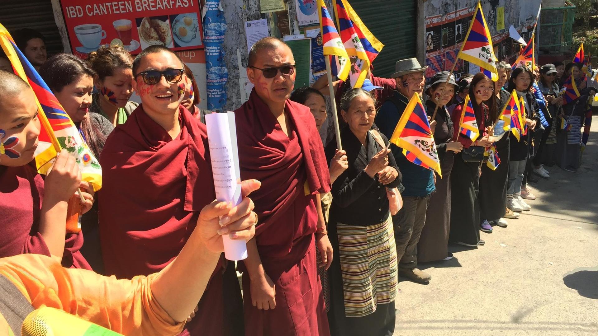 Feier zum 60. Jahrestag des Aufstands der Tibeter gegen die chinesischen Besatzera