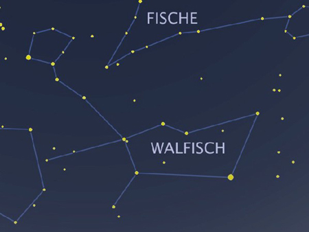 Sternkarte des Walfisch