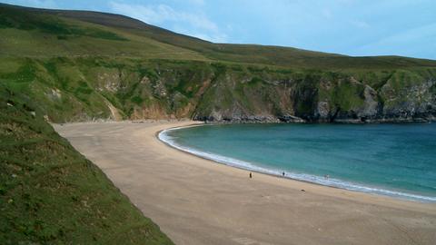 Der Silver Strand im County Donegal in Irland