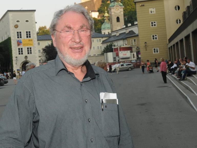 Der Komponist und Dirigent HK Gruber bei den Salzburger Festspielen 2015