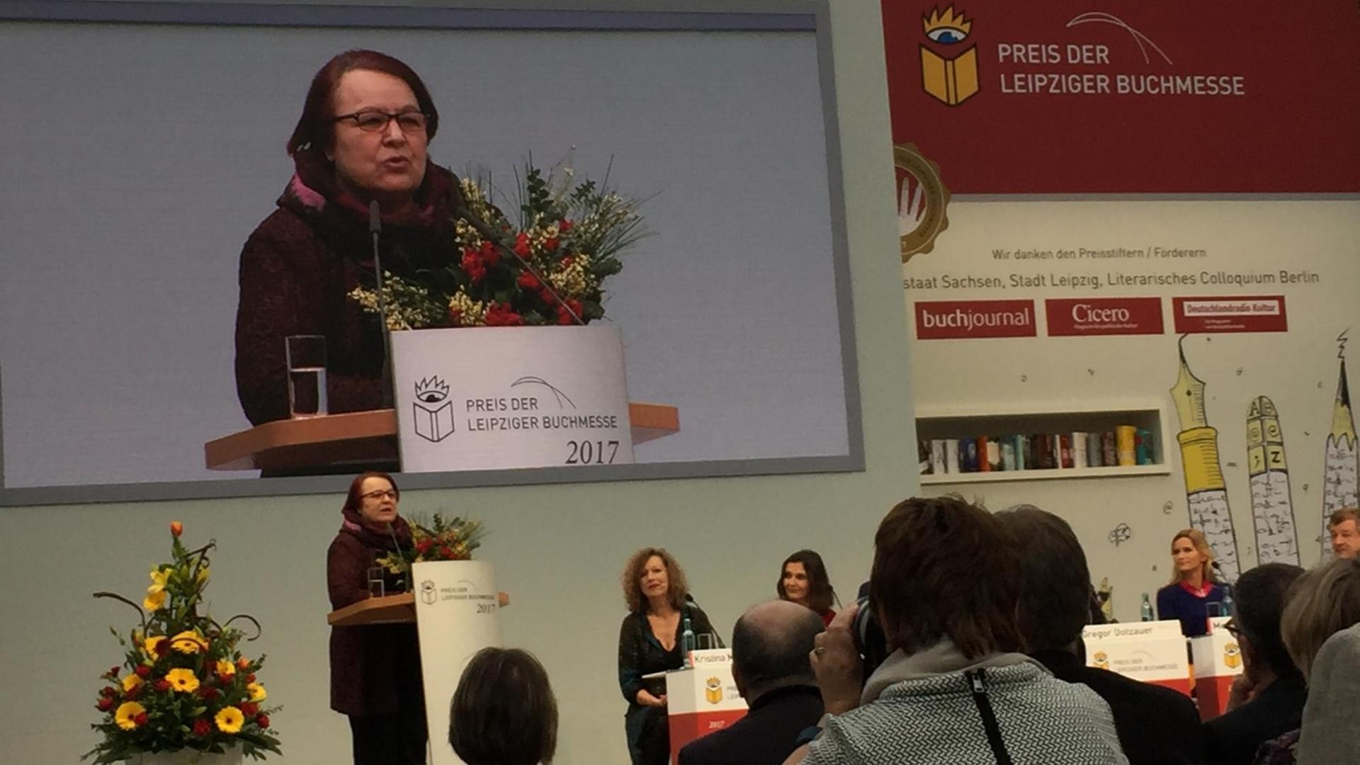 Natascha Wodin erhält den Preis der Leipziger Buchmesse für ihren Roman "Sie kam aus Mariupol".