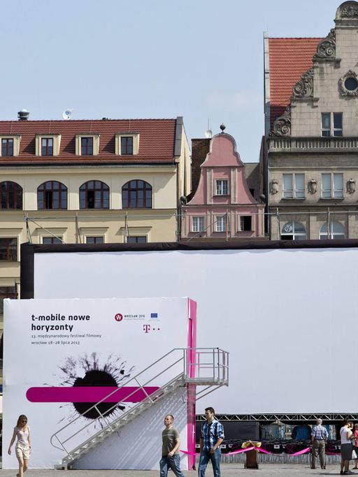 Das Neue Horizonte Festival ist auch in der Innenstadt von Breslau.