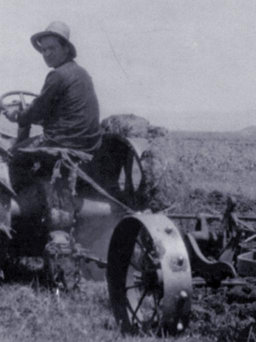 Ein jüdischer Landwirt auf einer Fotografie aus den Dreißigern