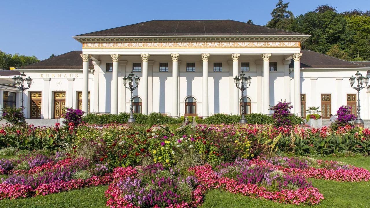 Das Kurhaus in Baden-Baden im Schwarzwald.