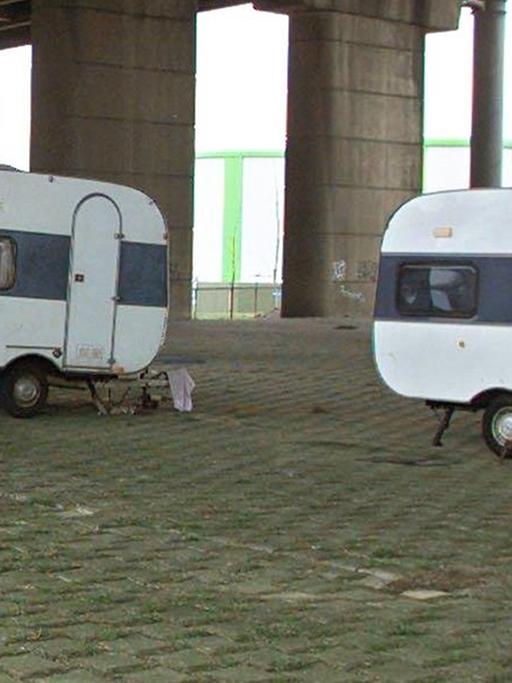 Wohnwagen für Prostituierte in Rotterdam