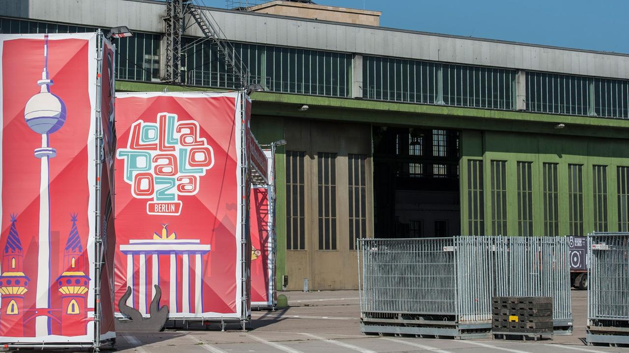 Die Vorbereitungen für das erste Lollapalooza in Berlin (2015) sind nahezu abgeschlossen