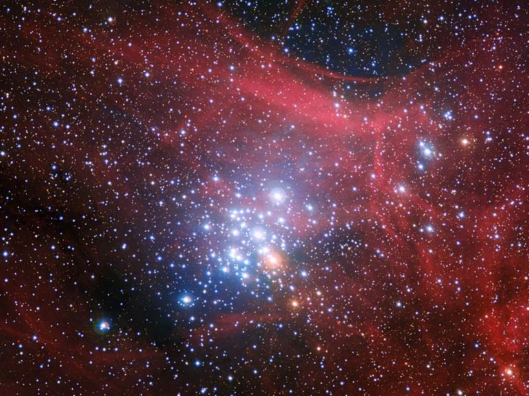 Der Sternhaufen NGC 3293 im Schiffskiel