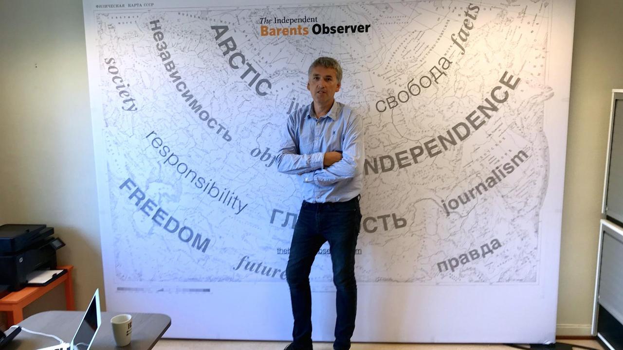 Thomas Nilsen, Herausgeber des "Independent Barents Observer".