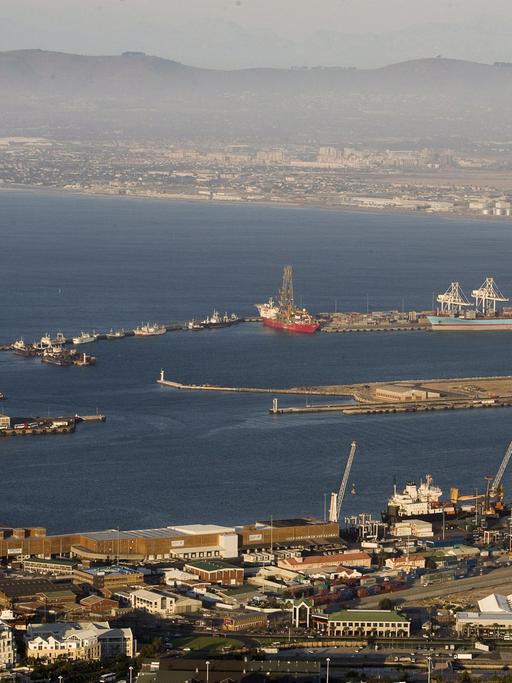 Südafrika: Kapstadt - Hafen am 10. März 2009