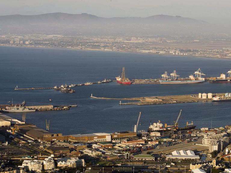 Südafrika: Kapstadt - Hafen am 10. März 2009