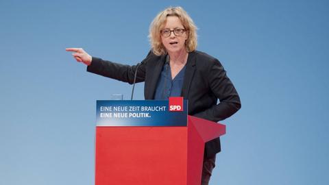Die stellvertretende SPD-Vorsitzende Natascha Kohnen