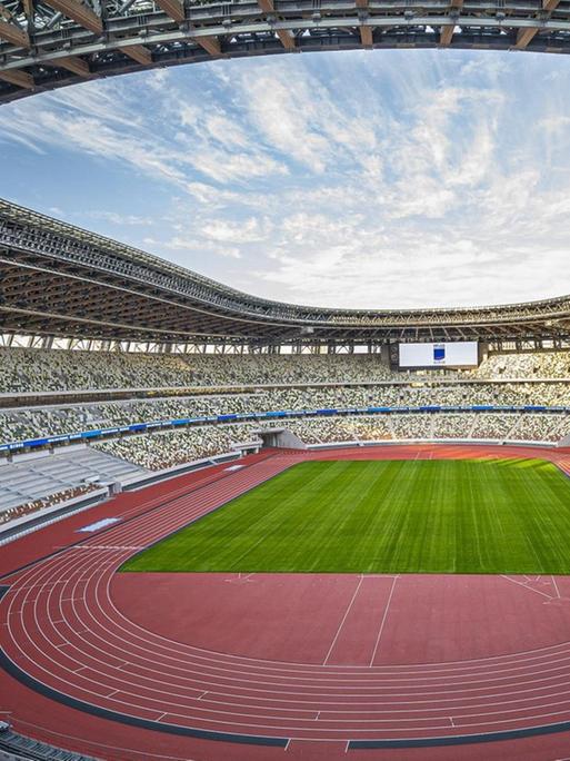 Das Olympiastadion in Tokio