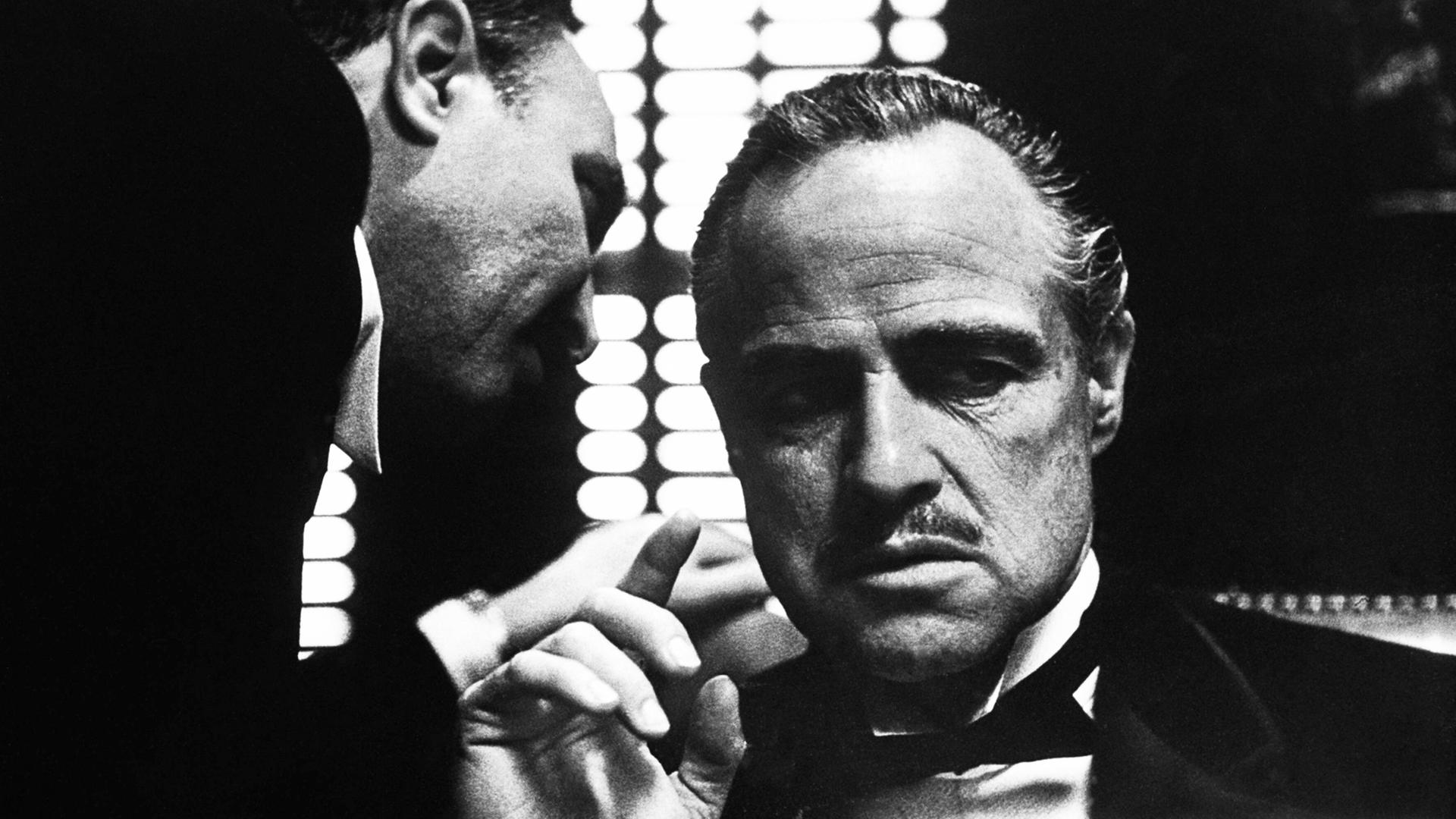 Der Pate Don Vito Corleone in Francis Ford Coppolas "Der Pate",