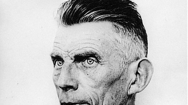 Undatiertes Porträt des irischen Dramatikers und Erzählers Samuel Beckett (1906-1989). Er erhielt 1969 den Nobelpreis für Literatur und wurde vor allem durch seine Stücke z.B. "Warten auf Godot" (1952) weltbekannt.