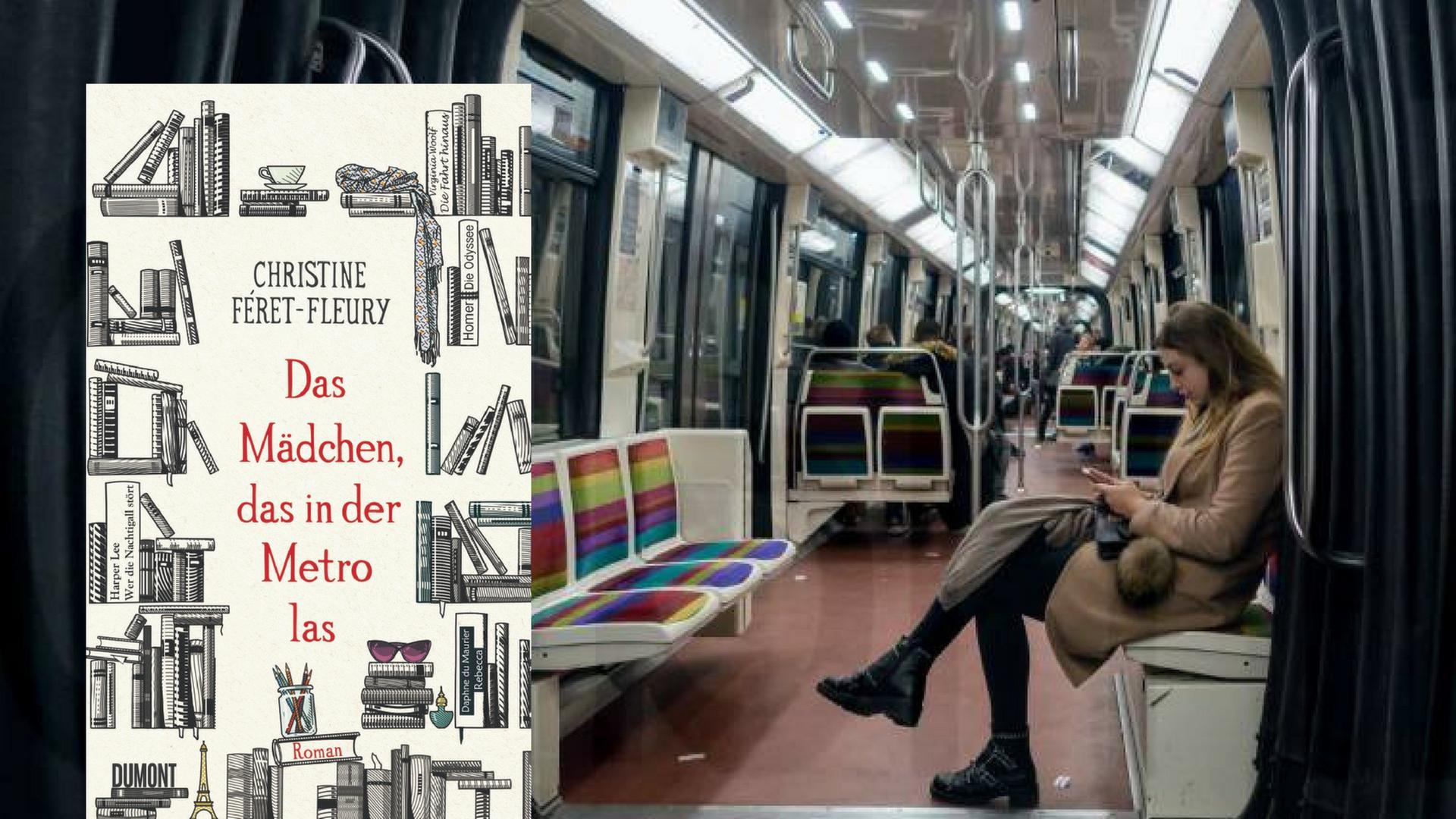Buchcover: Christine Féret-Fleury: "Das Mädchen, das in der Metro las"