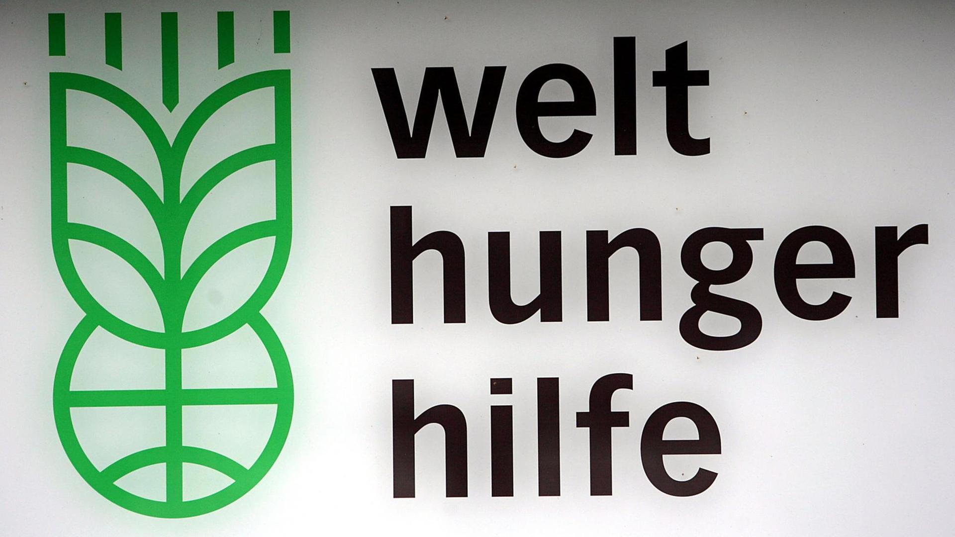 Das Logo der Welthungerhilfe vor dem Sitz der Hilfsorgansiation in Bonn Das Logo der Welthungerhilfe vor dem Sitz der Hilfsorgansiation in Bonn