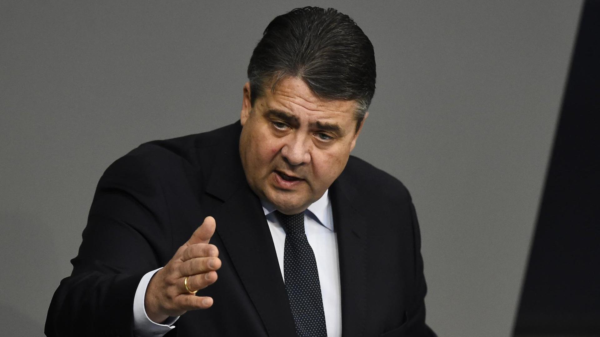 Bundeswirtschaftsminister Sigmar Gabriel