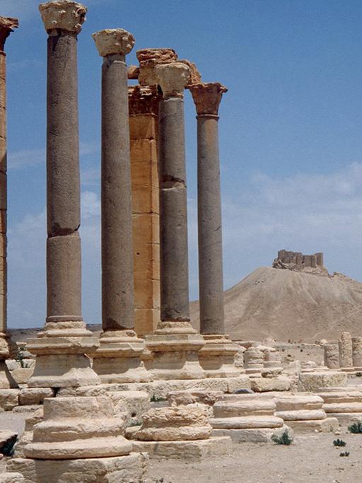Die Ruinen der alten Handels- und Königsstadt Palmyra in Syrien sind von der UNESCO zum Weltkulturerbe erklärt worden.