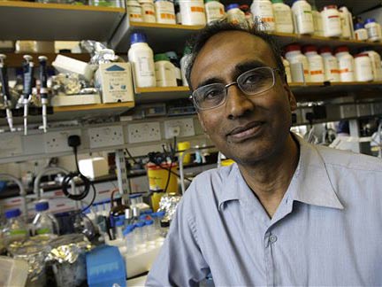 Der Wissenschaftler Venkatraman Ramakrishnan erhielt den Nobelpreis für Chemie.
