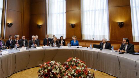 Der Iran und die Westmächte am Verhandlungstisch in Genf