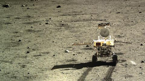 Der Rover Yutu-2 ("Jadekaninchen") der Mission Chang'e 5