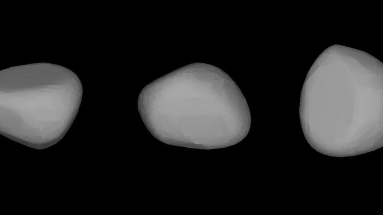 3D-Modell des Asteroiden Euterpe