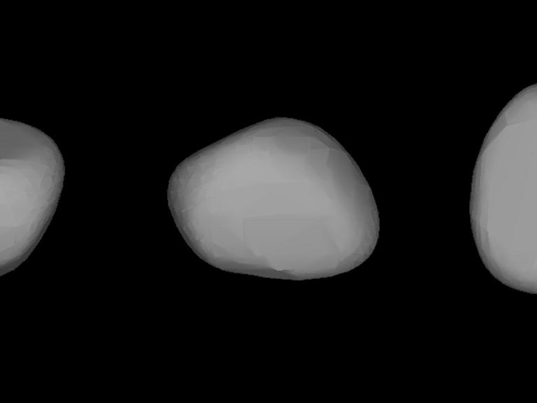 3D-Modell des Asteroiden Euterpe