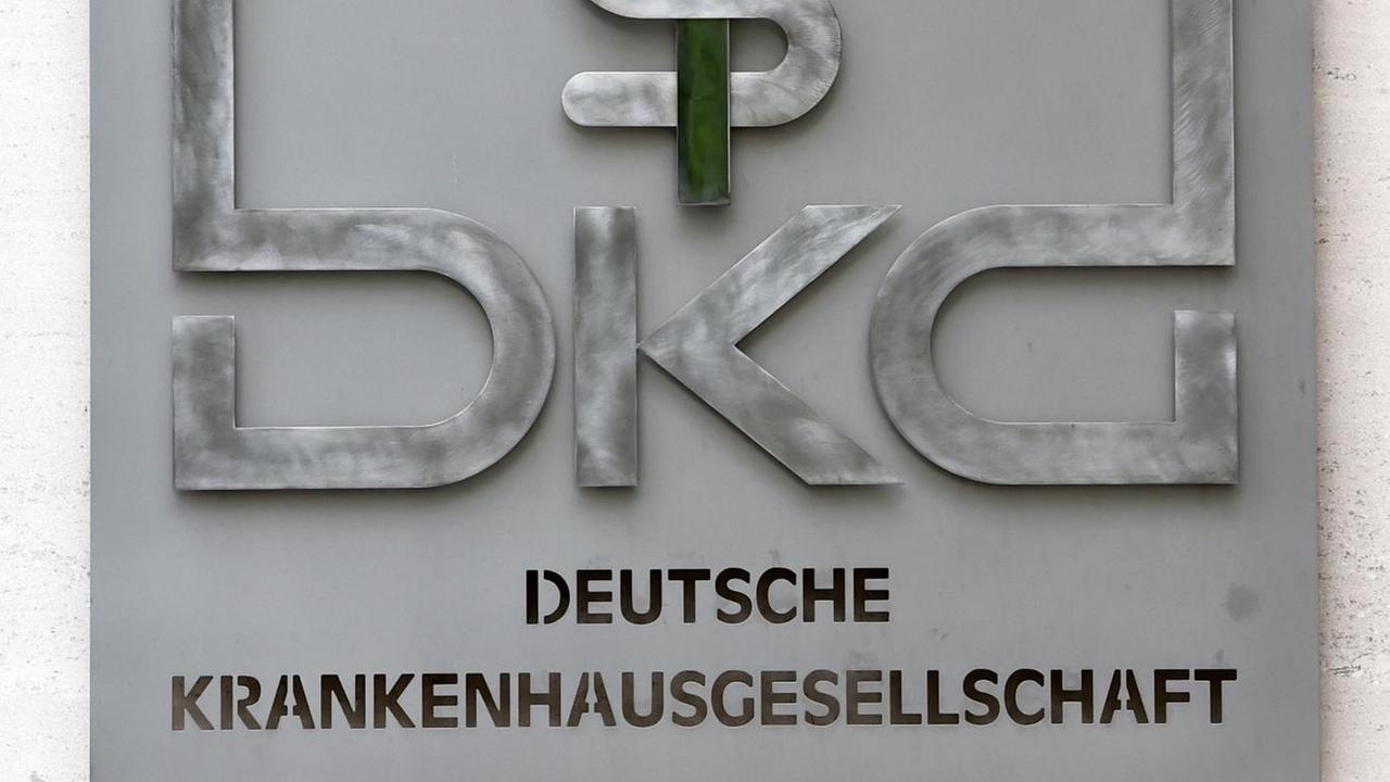 Das Logo der Deutschen Krankenhausgesellschaft e.V. in Berlin