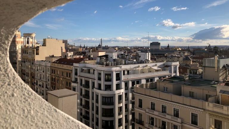 Ein erhöhter Panoramablick über Madrid