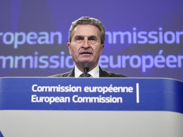 EU-Haushaltskommissar Günther Oettinger