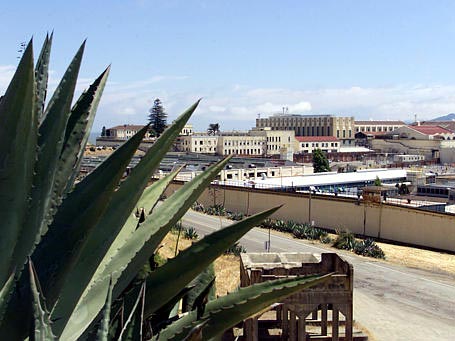 Blick auf das San-Quentin-Gefängnis in Kalifornien