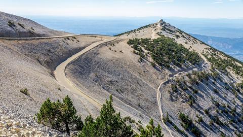 Der Mont Serein Ventoux in der Provence in Frankreich