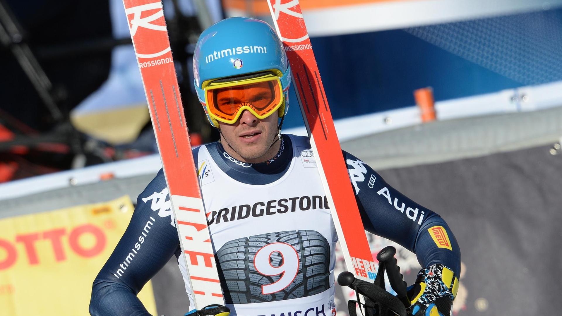 Der italienische Skifahrer Christof Innerhofer 