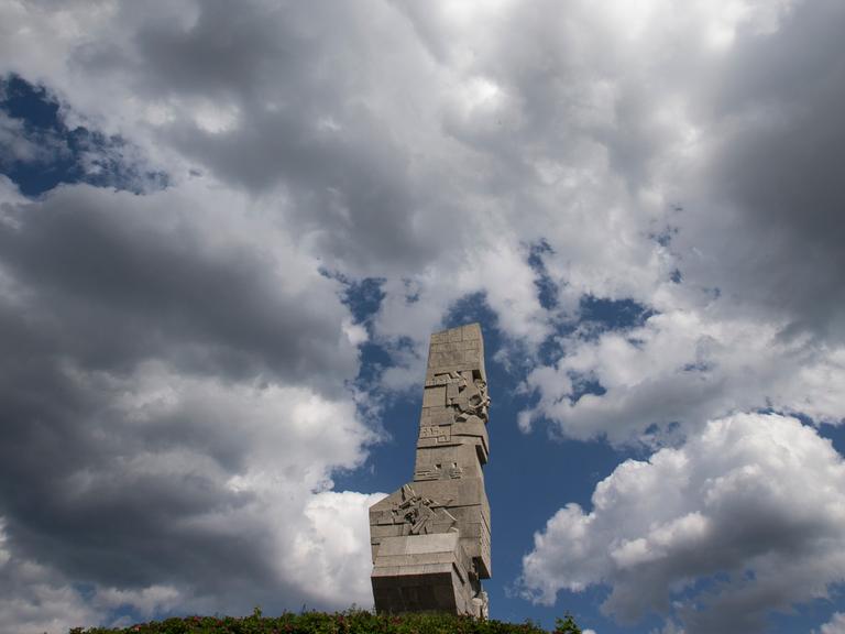 Das Denkmal "Westerplatte" zu Ehren der polnischen Verteidiger in der gleichnamigen Gedenkstätte in Danzig in Polen, aufgenommen am 17.06.2012.