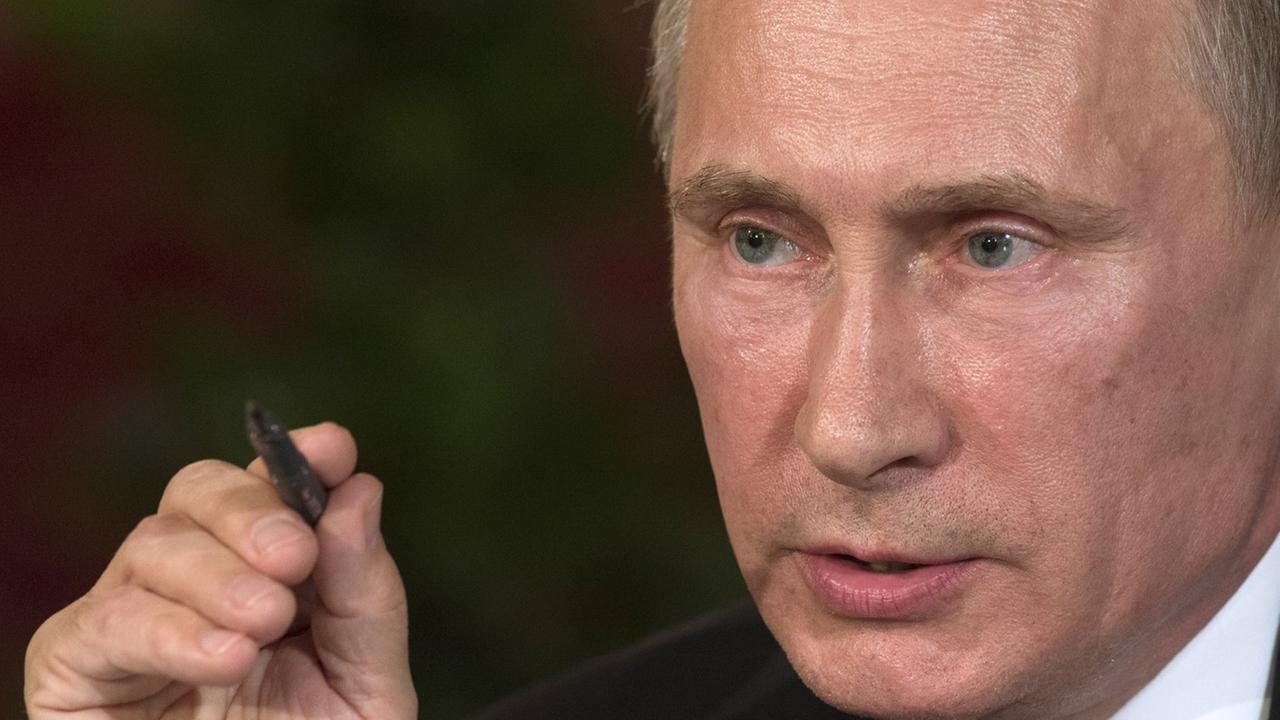 Der russische Präsident Wladimir Putin in Wien