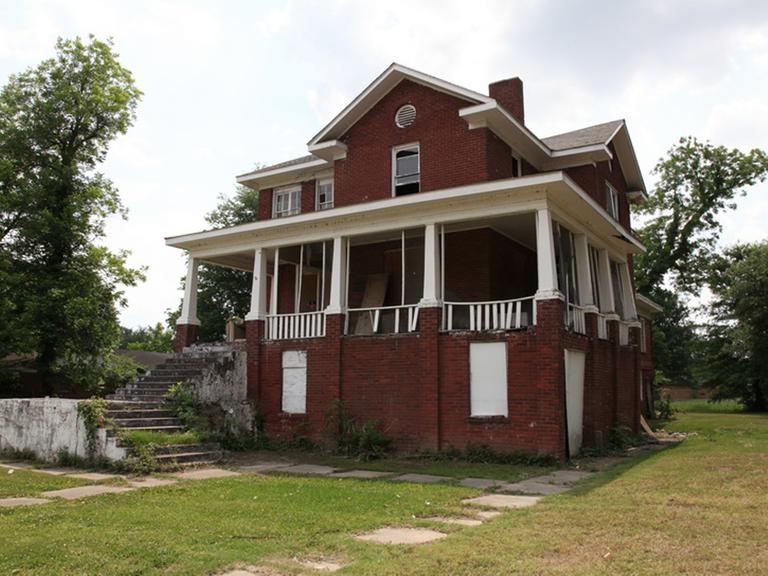 Ein Haus im klassischen Südstaaten-Stil in Mound Bayou
