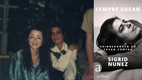 Die Autorin Sigrid Nunez und die Schriftstellerin Susan Sontag