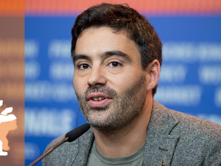 Regisseur Ivo Ferreira ("Cartas da guerra") bei einer Pressekonferenz im Rahmen der Berlinale 2016.