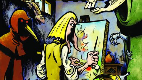 Das Cover der Hieronymus Bosch-Comic-Biografie.