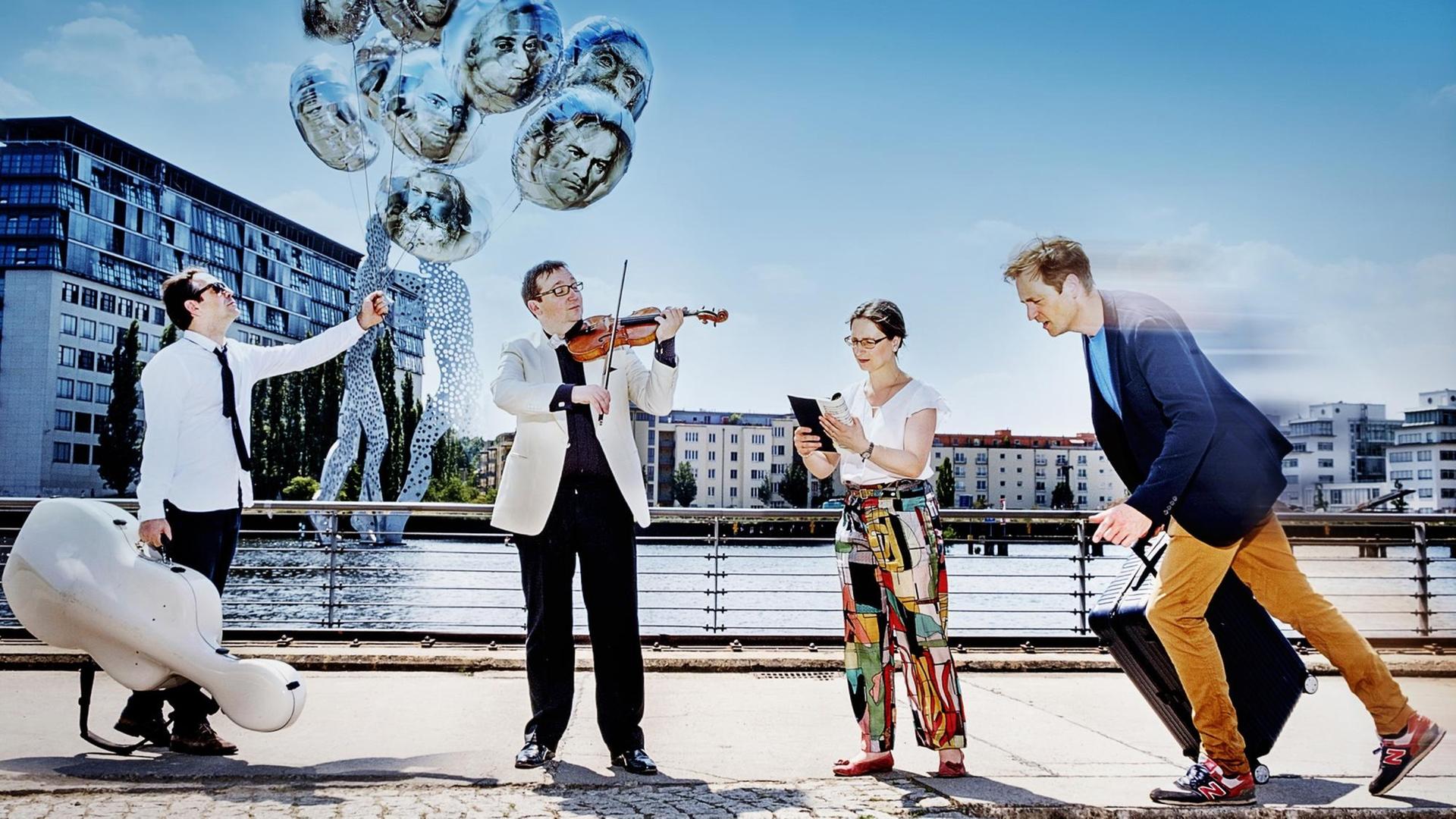 Das Kuss-Quartett spielt bei den Sommerlichen Musiktagen Hitzacker.