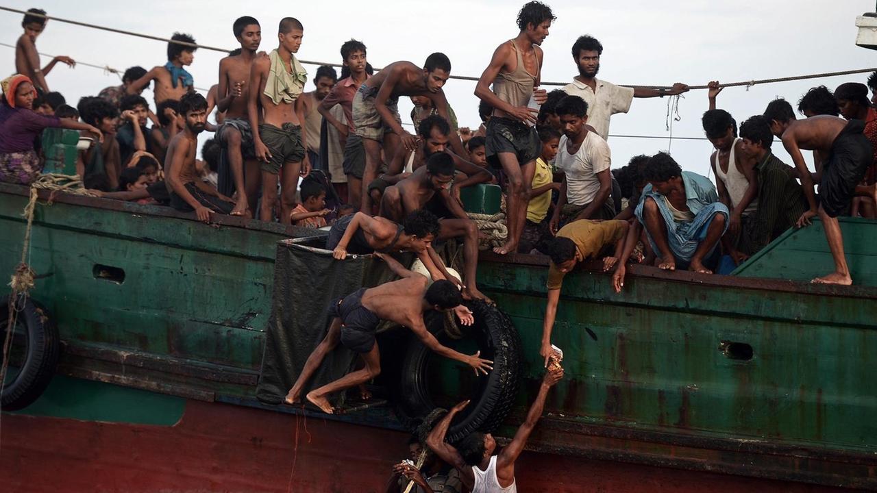 Rohingya-Flüchtlinge nahe der südthailändischen Insel Koh Lipe