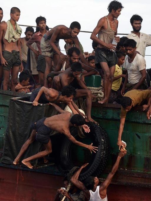 Rohingya-Flüchtlinge nahe der südthailändischen Insel Koh Lipe