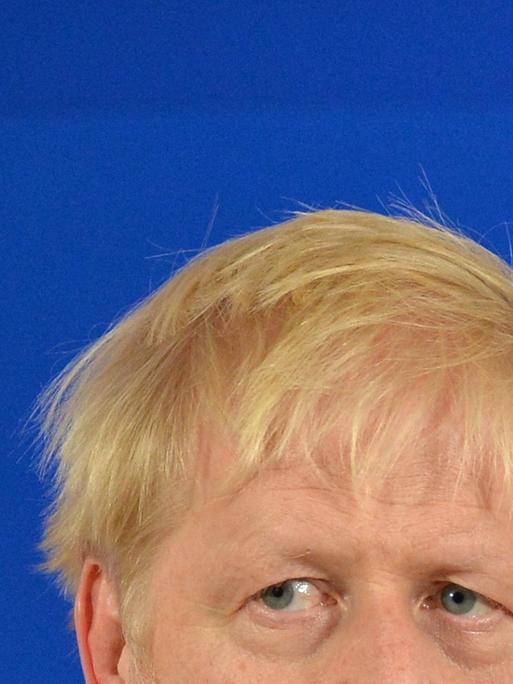 Der britische Premierminister Boris Johnson beim Treffen der EU-Kommission in Brüssel.